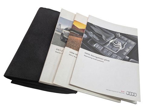 Thumbnail 2: 2012 AUDI Q7 (4L) 3.0L OWNER'S MANUAL BOOKLET w/ CASE SET/4