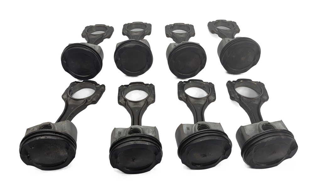 Thumbnail 1: 13-18 BMW X5 X6 5 6 7 (F01 F02 F06 F07 F10 F12) 4.4L N63 ENGINE PISTON SET/8