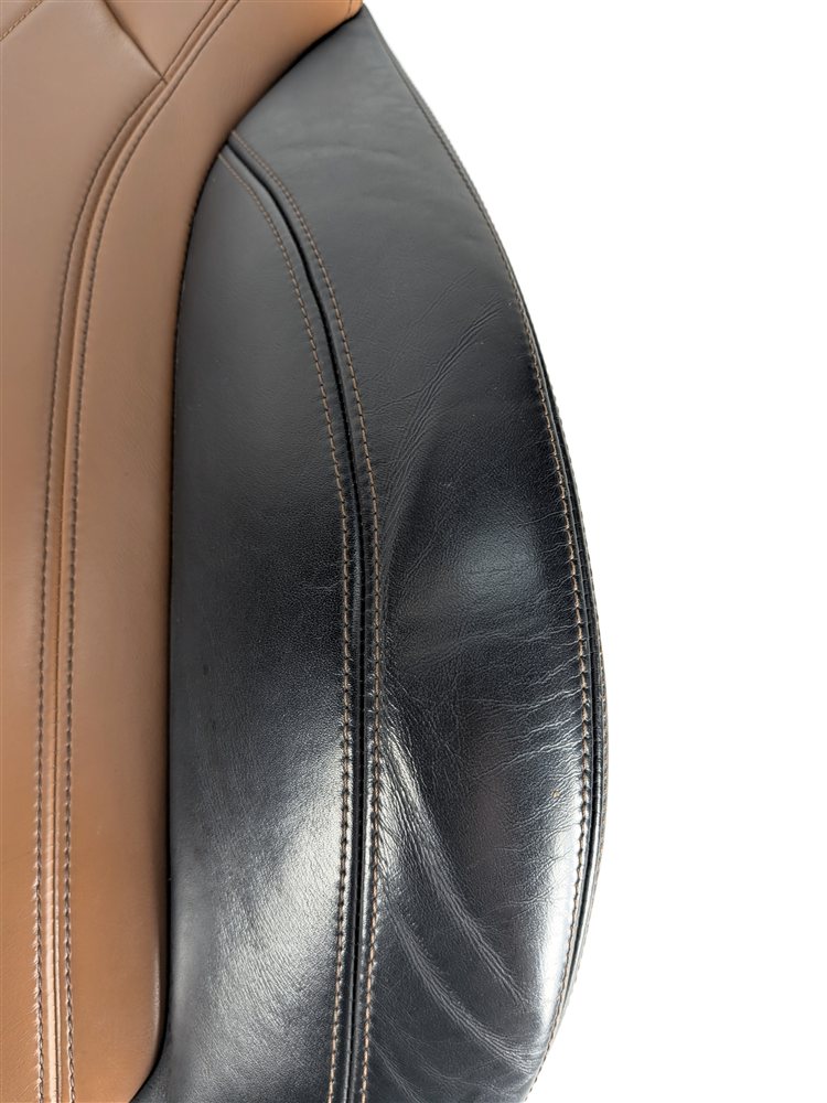Thumbnail 14: 2015 BMW X6 (F16) FRONT LEFT DRIVER UPPER SEAT BACK CUSHION (Black Cognac)