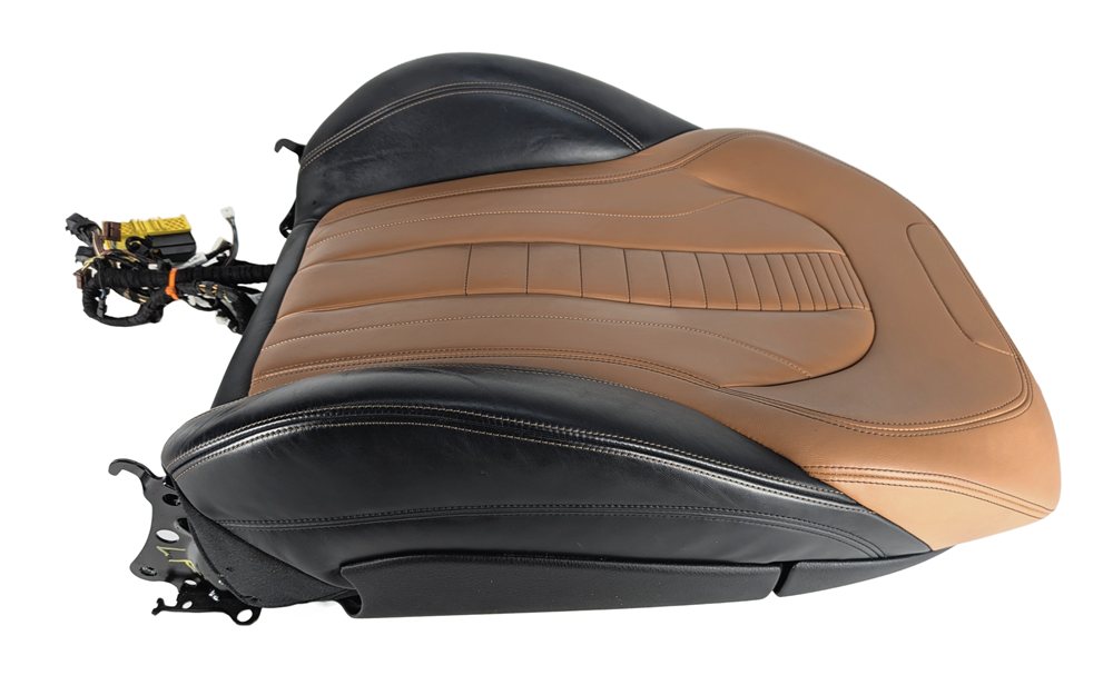 Thumbnail 5: 2015 BMW X6 (F16) FRONT LEFT DRIVER UPPER SEAT BACK CUSHION (Black Cognac)