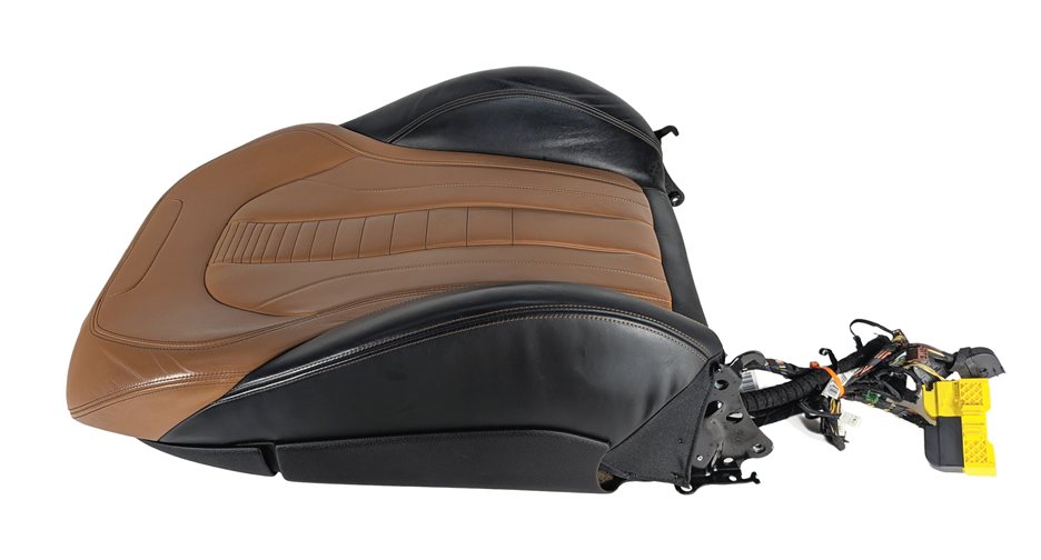 Thumbnail 7: 2015 BMW X6 (F16) FRONT LEFT DRIVER UPPER SEAT BACK CUSHION (Black Cognac)