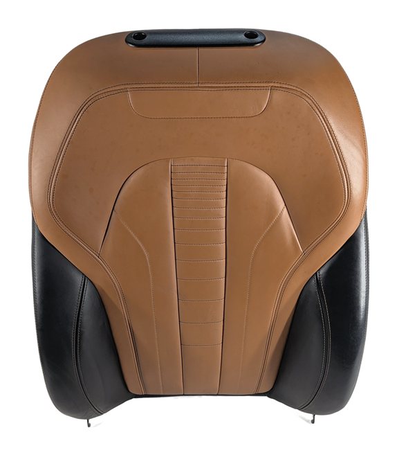 Thumbnail 2: 2015 BMW X6 (F16) FRONT RIGHT PASSENGER UPPER SEAT BACK CUSHION (Black Cognac)