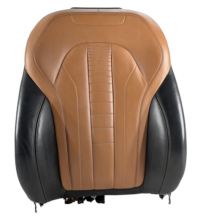 Thumbnail 3: 2015 BMW X6 (F16) FRONT RIGHT PASSENGER UPPER SEAT BACK CUSHION (Black Cognac)