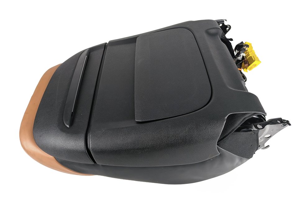 Thumbnail 4: 2015 BMW X6 (F16) FRONT RIGHT PASSENGER UPPER SEAT BACK CUSHION (Black Cognac)