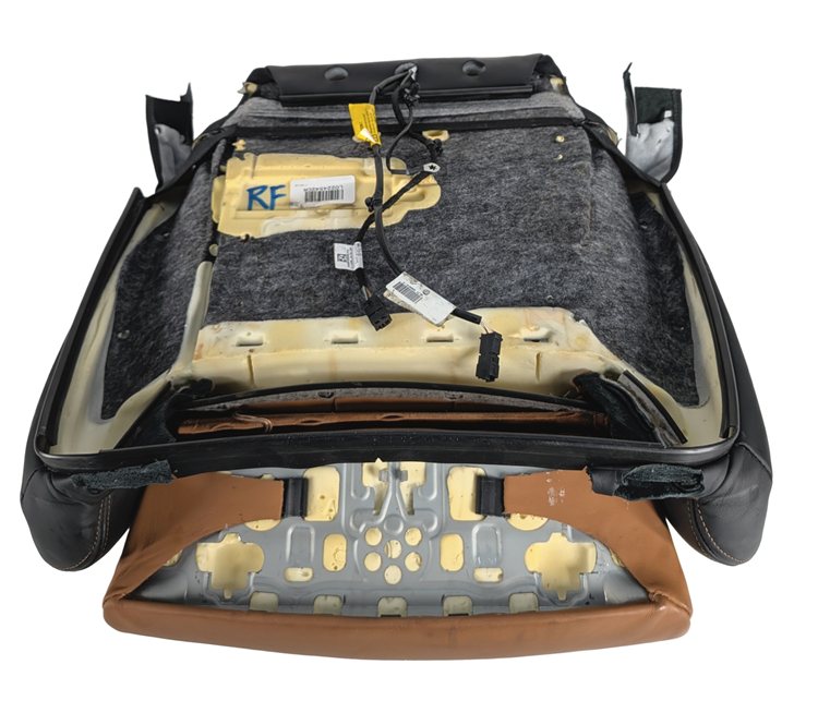 Thumbnail 6: 2015 BMW X6 F16 FRONT RIGHT PASSENGER LOWER SEAT BOTTOM CUSHION (Black Cognac)