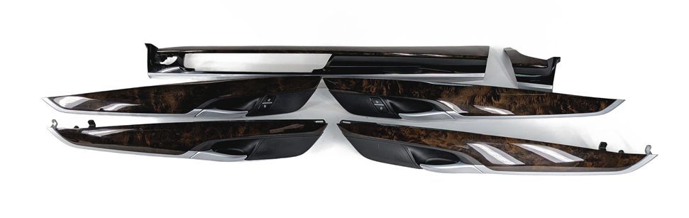 Thumbnail 2: 2015 BMW X6 (F16) INTERIOR DOOR DASH DECOR TRIM SET/6 (Poplar)