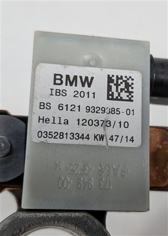Thumbnail 3: 2015 BMW X6 (F16) 4.4L NEGATIVE GROUND BATTERY CABLE w/IBS SENSOR TERMINAL