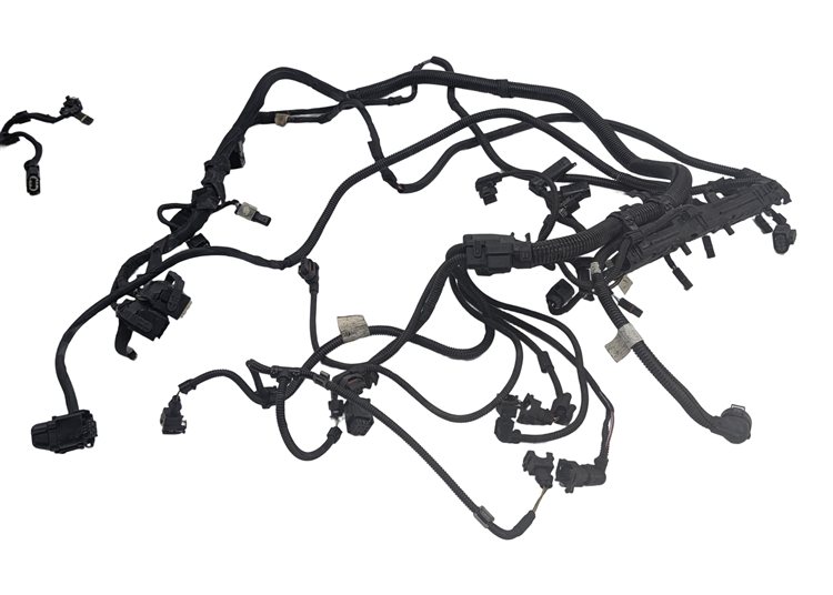 Thumbnail 3: 2015 BMW X6 (F16) 4.4L (N63) ENGINE MOTOR WIRE WIRING HARNESS LOOM SET