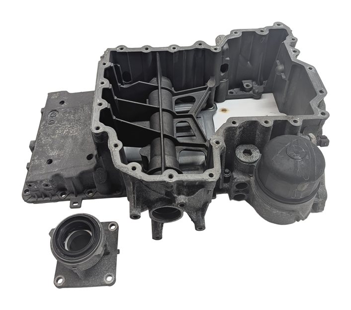 Thumbnail 2: 08-17 BMW X5 X5M X6 X6M (E70 E71 E72) 4.4L N63 V8 ENGINE UPPER OIL PAN CRADLE