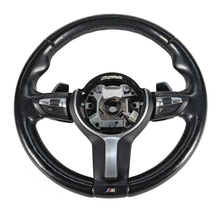 Thumbnail 2: 2015 BMW X6 (F16) M SPORT HEATED STEERING WHEEL w/SHIFT PADDLES (Black)
