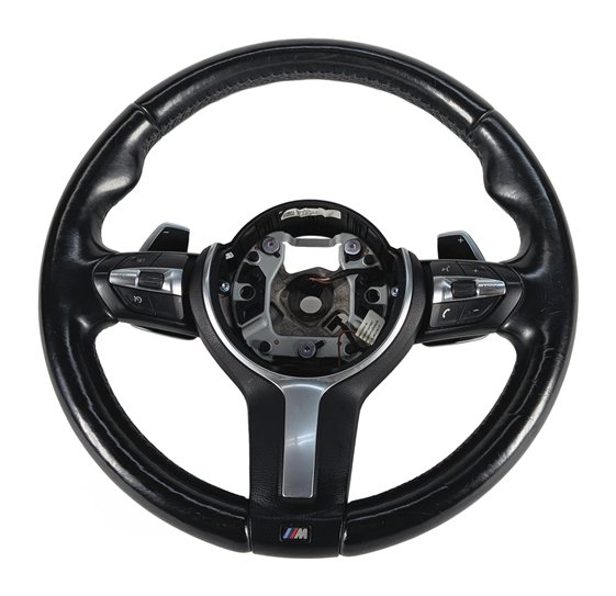Thumbnail 3: 2015 BMW X6 (F16) M SPORT HEATED STEERING WHEEL w/SHIFT PADDLES (Black)