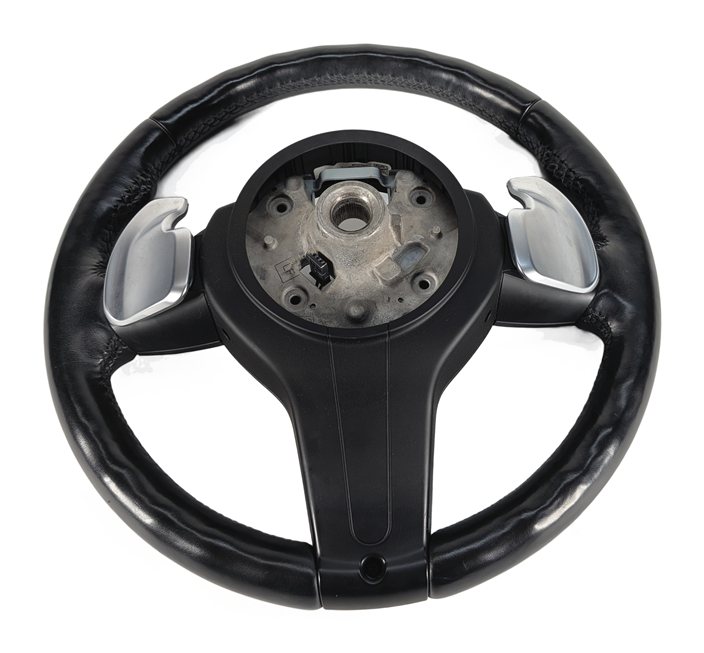 Thumbnail 5: 2015 BMW X6 (F16) M SPORT HEATED STEERING WHEEL w/SHIFT PADDLES (Black)