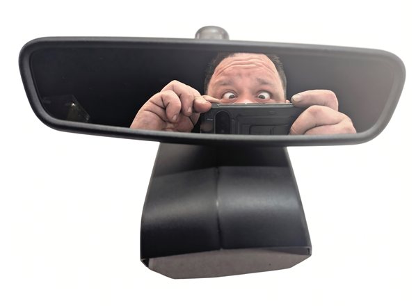 Thumbnail 3: 13-19 BMW X3 X5 X6 (F15 F16 F25) REARVIEW REAR w/ GARAGE OPENER & AUTO HIGH BEAM