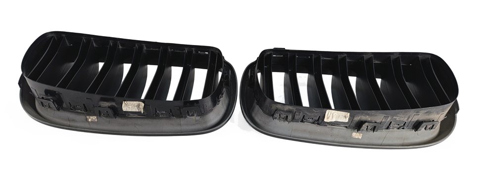 Thumbnail 5: 2015-2019 BMW X6 FRONT LEFT & RIGHT KIDNEY GRILLE SET/2 GLOSS BLACK