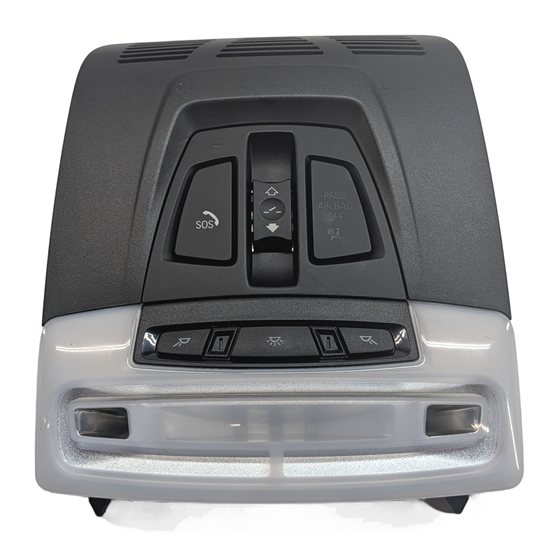 Thumbnail 3: 2015 BMW X6 F16 FRONT OVERHEAD CONSOLE ROOF DOME COURTESY LIGHT (Black)