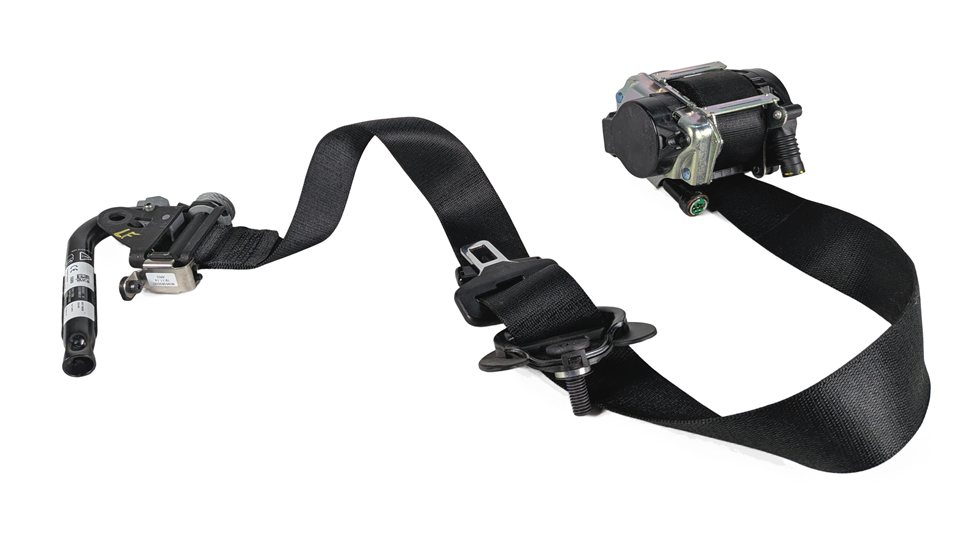 Thumbnail 2: 2014-2019 BMW X5 X6 (F15 F16) LEFT FRONT DRIVER SEATBELT RETRACTOR (Black)