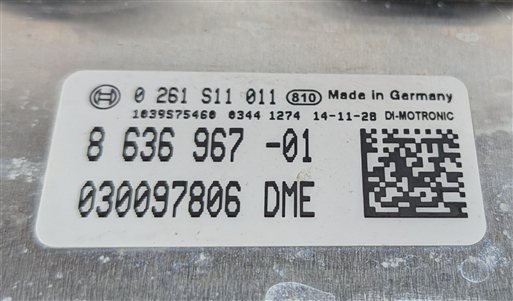 Thumbnail 5: 14-19 BMW 550i 650i 750i X5 X6 (F01 F10 F12 F15 F16) 4.4L N63 ENGINE MODULE DME