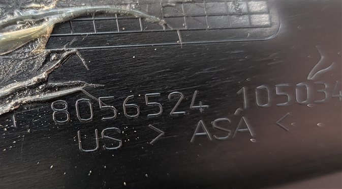 Thumbnail 3: 2015-2019 BMW X6 (F16) FRONT RIGHT LOWER BUMPER GRILLE INSERT M AERO OPEN