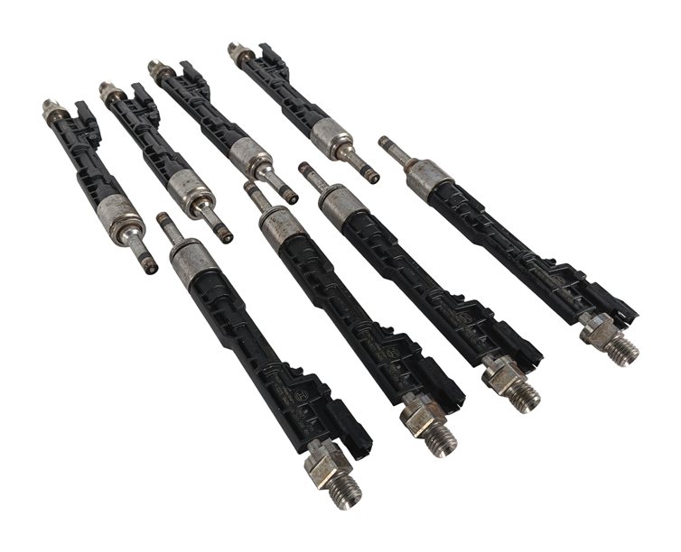 Thumbnail 1: 14-19 BMW 550i 650i 750i M5 M6 X5 X6 X5M X6M 4.4L N63 S63 V8 FUEL INJECTOR SET/8
