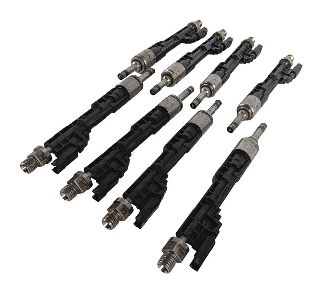 Thumbnail 2: 14-19 BMW 550i 650i 750i M5 M6 X5 X6 X5M X6M 4.4L N63 S63 V8 FUEL INJECTOR SET/8