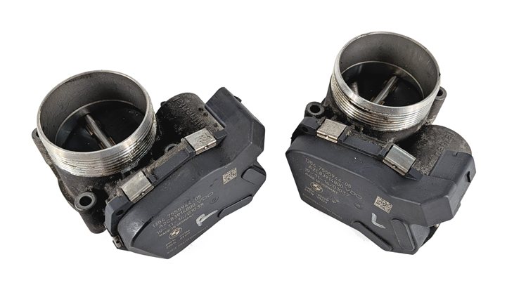 Thumbnail 2: 08-18 BMW 5 6 7 M5 M6 (E70 F01 F10 F12 F15 F16) 4.4L ENGINE THROTTLE BODY SET-2