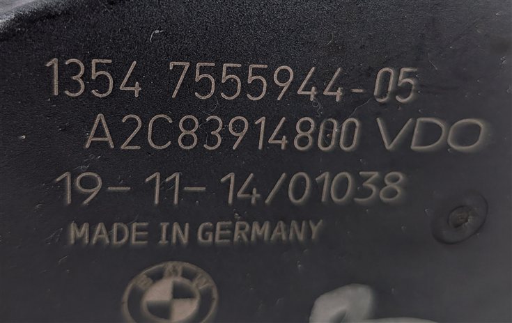 Thumbnail 5: 08-18 BMW 5 6 7 M5 M6 (E70 F01 F10 F12 F15 F16) 4.4L ENGINE THROTTLE BODY SET-2