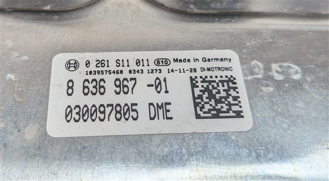 Thumbnail 5: 14-19 BMW 550i 650i 750i X5 X6 (F01 F10 F12 F15 F16) 4.4L N63 ENGINE MODULE DME