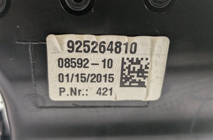 Thumbnail 8: 2015 BMW X6 F16 FRONT CENTER DASH AC VENT PANEL w/HAZARD SWITCH (Black)