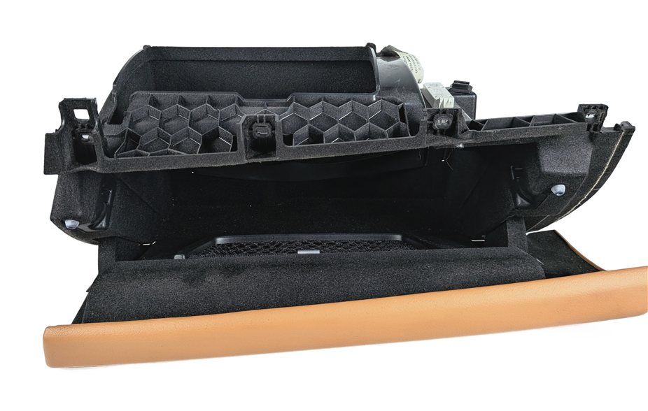 Thumbnail 5: 2014-2019 BMW X5 X6 (F15 F16) GLOVE BOX STORAGE COMPARTMENT ASSEMBLY (Cognac)