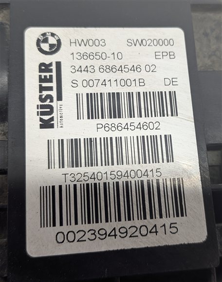 Thumbnail 4: 2015 BMW X6 (F16) REAR ELECTRONIC EMERGENCY PARK PARKING BRAKE ACTUATOR w/CABLES