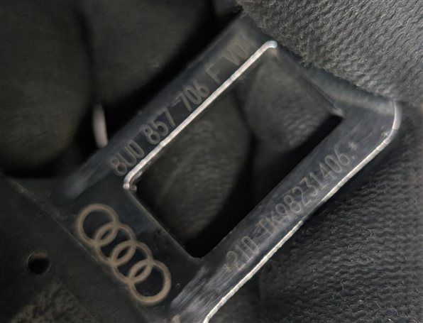 Thumbnail 6: 2015-2018 AUDI Q3 (8U) RIGHT FRONT PASSENGER SEAT SEATBELT RETRACTOR (Black)