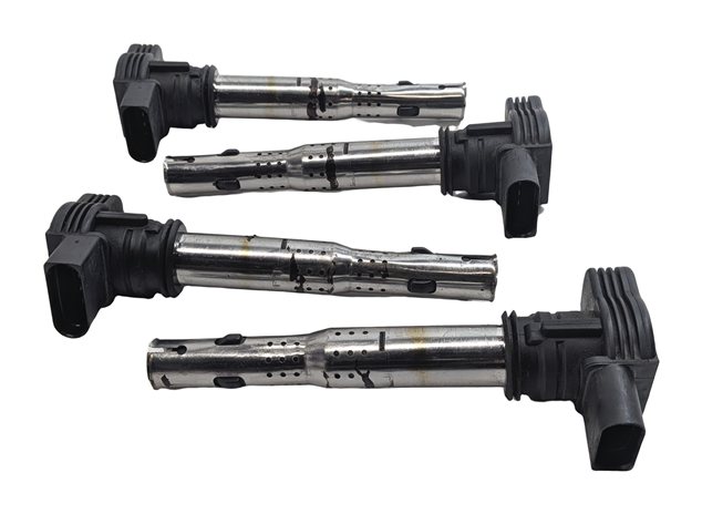 Thumbnail 2: 07-17 AUDI A3 A4 S4 A5 S5 A6 Q3 Q5 R8 TT BEETLE JETTA 2.0L IGNITION COIL SET 4