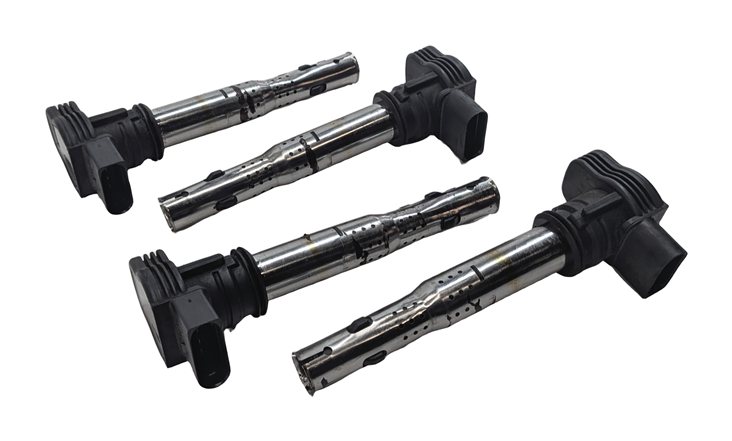 Thumbnail 3: 07-17 AUDI A3 A4 S4 A5 S5 A6 Q3 Q5 R8 TT BEETLE JETTA 2.0L IGNITION COIL SET 4