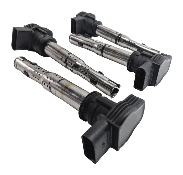 Thumbnail 5: 07-17 AUDI A3 A4 S4 A5 S5 A6 Q3 Q5 R8 TT BEETLE JETTA 2.0L IGNITION COIL SET 4