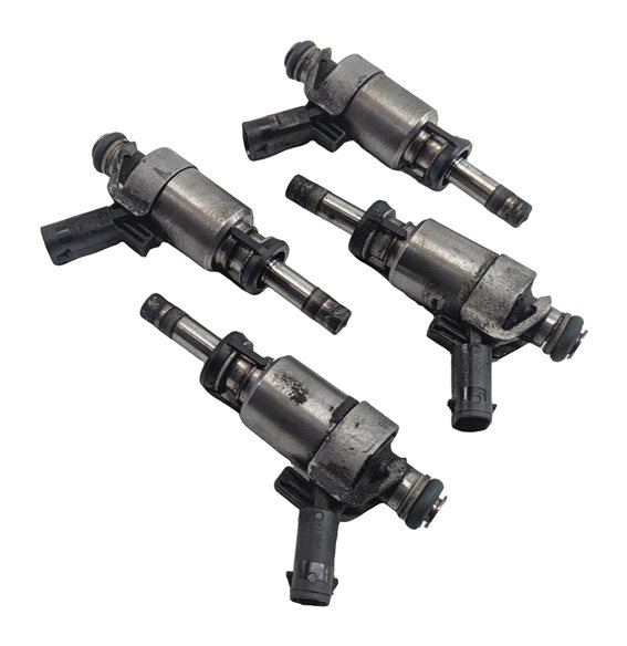 Thumbnail 1: 08-17 AUDI A3 A4 A5 A6 Q5 TT (8P B8 8K 8T 8R MK2 C7) 2.0L FSI FUEL INJECTOR SET4