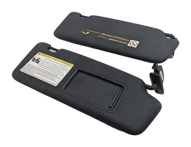 2015-2023 AUDI Q3 (8U) FRONT LEFT & RIGHT SUNVISOR SUN VISOR SET-2 (Black)