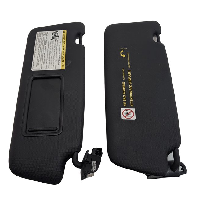 Thumbnail 2: 2015-2023 AUDI Q3 (8U) FRONT LEFT & RIGHT SUNVISOR SUN VISOR SET-2 (Black)