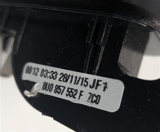 Thumbnail 7: 2015-2023 AUDI Q3 (8U) FRONT LEFT & RIGHT SUNVISOR SUN VISOR SET-2 (Black)