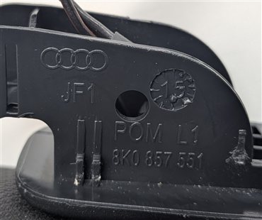 Thumbnail 8: 2015-2023 AUDI Q3 (8U) FRONT LEFT & RIGHT SUNVISOR SUN VISOR SET-2 (Black)