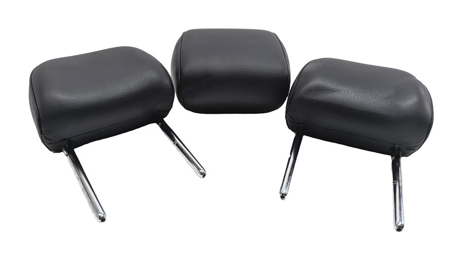 Thumbnail 2: 2015-2018 AUDI Q3 (8U) REAR SEAT LEFT CENTER RIGHT HEADREST SET 3 (Black)