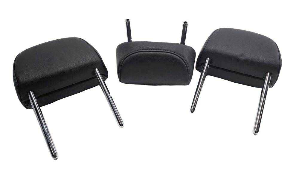 Thumbnail 4: 2015-2018 AUDI Q3 (8U) REAR SEAT LEFT CENTER RIGHT HEADREST SET 3 (Black)