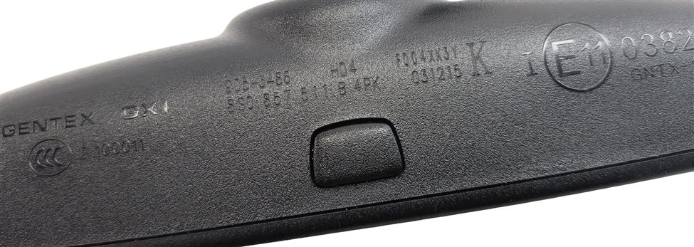 Thumbnail 6: 2015-2018 AUDI A3 Q3 S3 (8U 8V 8VF) AUTODIM REARVIEW MIRROR w/ COMPASS (Black)