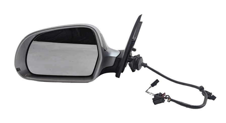 Thumbnail 3: 2015-2018 AUDI Q3 (8U) FRONT LEFT DRIVER HEATED DOOR MIRROR (Silver)