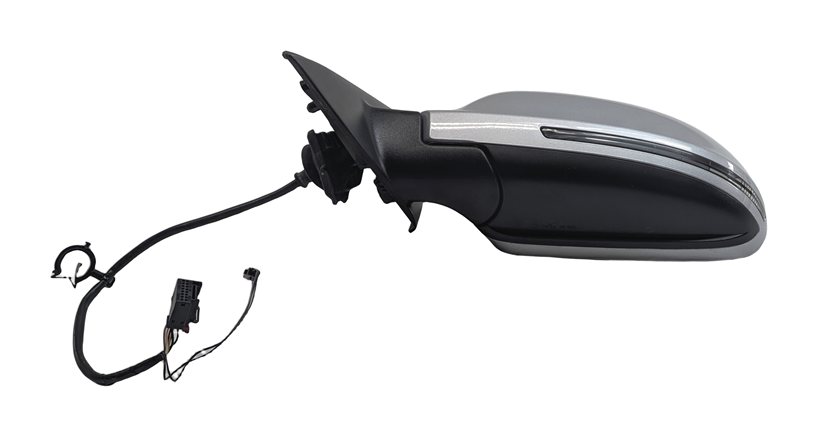 Thumbnail 5: 2015-2018 AUDI Q3 (8U) FRONT LEFT DRIVER HEATED DOOR MIRROR (Silver)