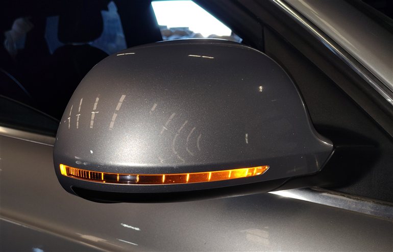 Thumbnail 2: 2015-2018 AUDI Q3 (8U) FRONT RIGHT PASSENGER HEATED DOOR MIRROR (Silver)