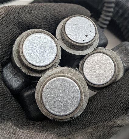Thumbnail 9: 2016 AUDI Q3 (8U) REAR PARK ASSIST PDC DISTANCE CONTROL SENSORS SET (Silver)
