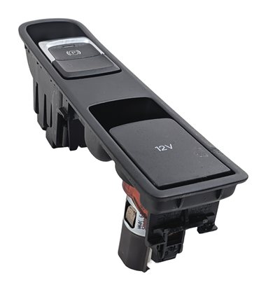 Thumbnail 3: 2016 AUDI Q3 (8U) CENTER CONSOLE TRIM PANEL w/ELECTRONIC PARK BRAKE SWITCH 12V