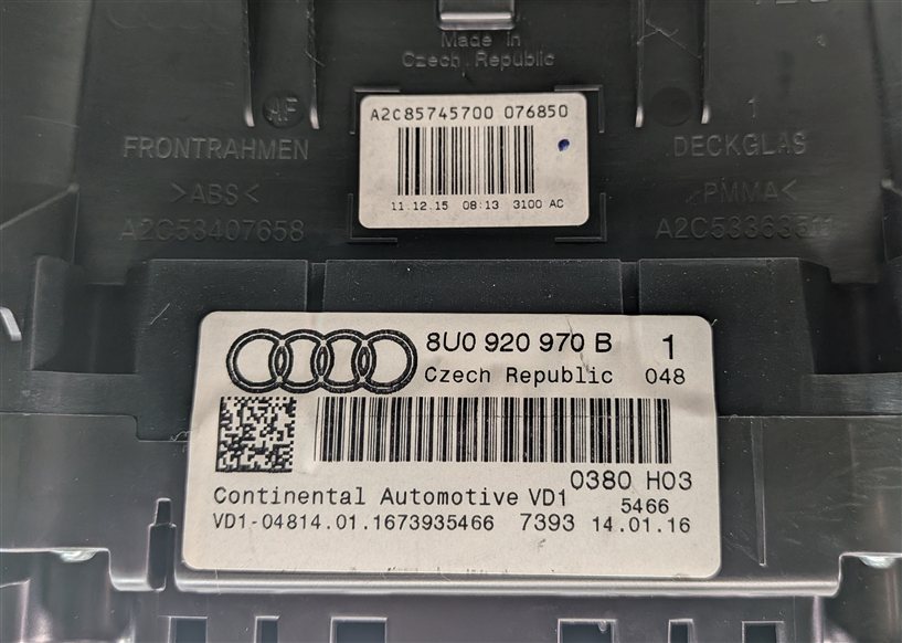 Thumbnail 37: 2016-2018 AUDI Q3 (8U) 2.0L CCTA TURBO ENGINE ECM BCM IMMOBILIZER MODULE KEY SET