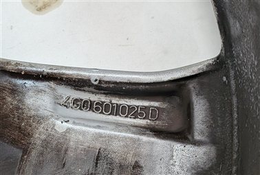 Thumbnail 4: 2012 AUDI A6 (4G C7) 18x8 ALUMINUM ALLOY 5-SPOKE WHEEL RIM ET39