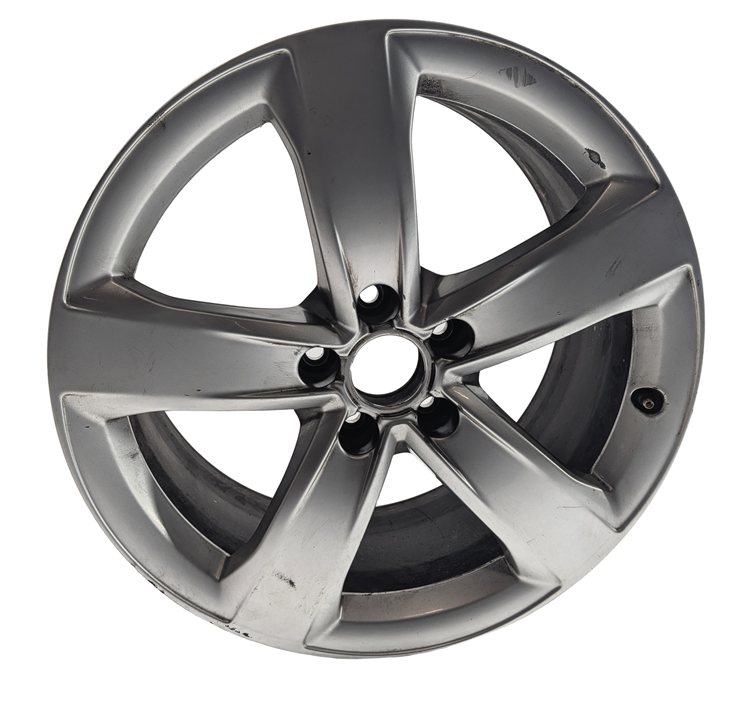 Thumbnail 2: 2012 AUDI A6 (4G C7) 18x8 ALUMINUM ALLOY 5-SPOKE WHEEL RIM ET39